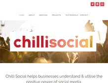 Tablet Screenshot of chillisocial.com